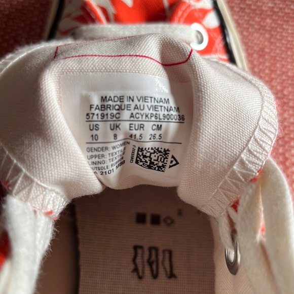 Floral chuck taylor all star high top converse - Picture 7 of 8